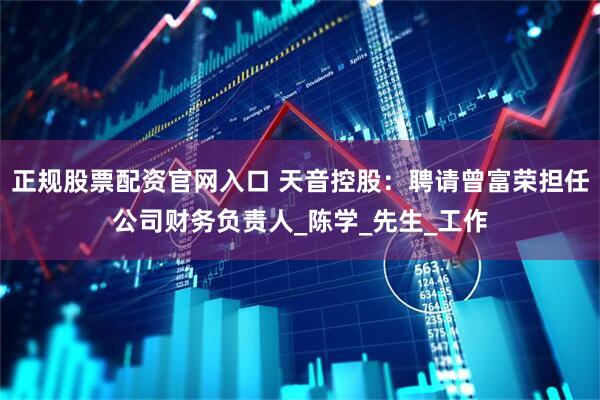 正规股票配资官网入口 天音控股：聘请曾富荣担任公司财务负责人_陈学_先生_工作