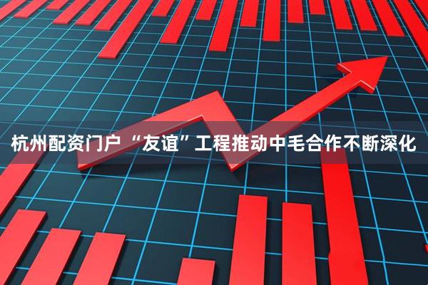 杭州配资门户 “友谊”工程推动中毛合作不断深化